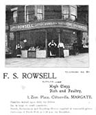 Zion Place/F.S. Rowsell Fish and Poultry No 1 [Guide 1903]